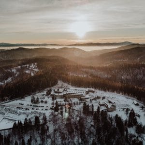 Kocierz z lotu ptaka