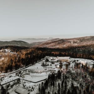 Kocierz z lotu ptaka