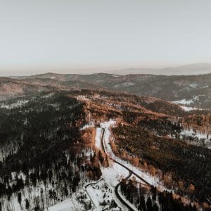 Kocierz z lotu ptaka
